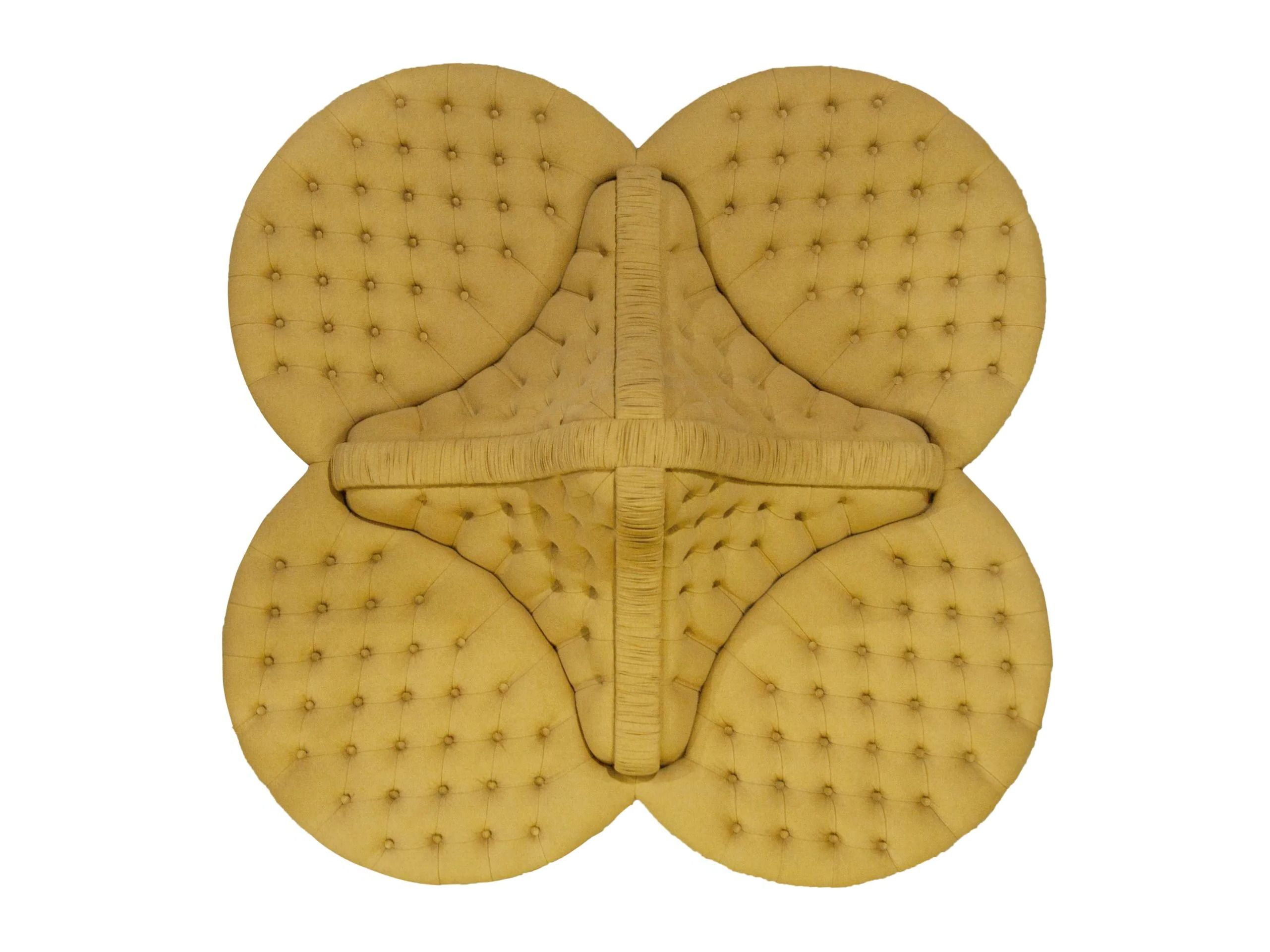 Капитонный диван с подголовником на 4 места CREARTE COLLECTIONS LAB VICTORIAN CONVERSATIONS ARCH-00134188 - Вид №3