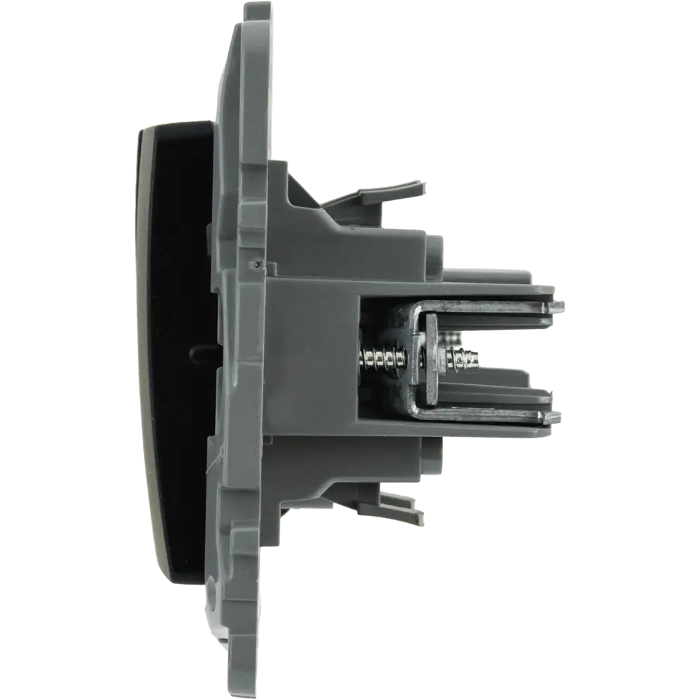 Legrand Etika — встраиваемый выключатель с одной клавишей в черном матовом исполнении 82201607 STLM-0021868 - Вид №4