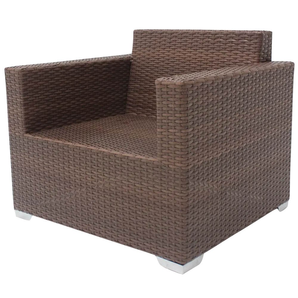 Кресло садовое Lavantera 85x77x85 см искусственный ротанг цвет коричневый 85023290 STLM-2021595 Santreyd  - Вид №3