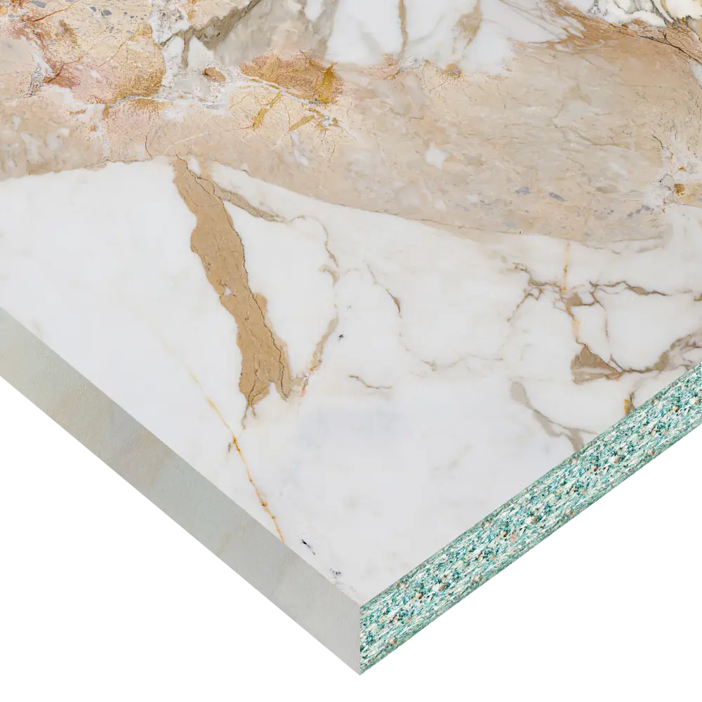 Столешница Мрамор урано 120x3.8x60 см ЛДСП цвет мультиколор Santreyd STLM-2174155 - Вид №1