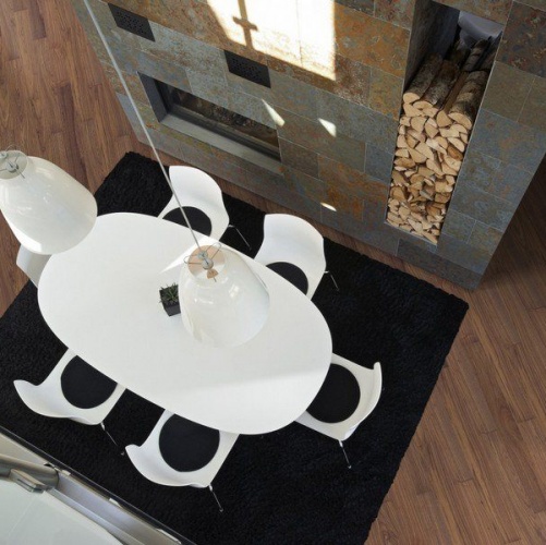 Паркетная доска Golvabia Lightwood Plank Орех американский Натур (Гладкая) 1190х143 мм 1700200010 - Вид №5