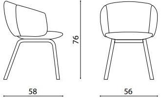 True Design Мягкое кожаное кресло с подлокотниками Not sun-id-1420811 - Вид №3