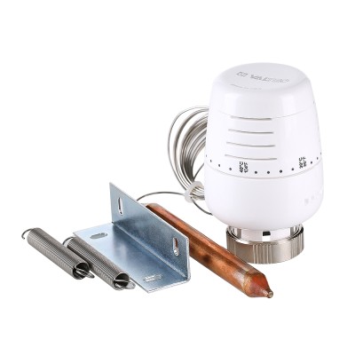 VT.5012.0.0 Термостатическая головка с выносным накладным датчиком Valtec 20-60 °С, 2 м 