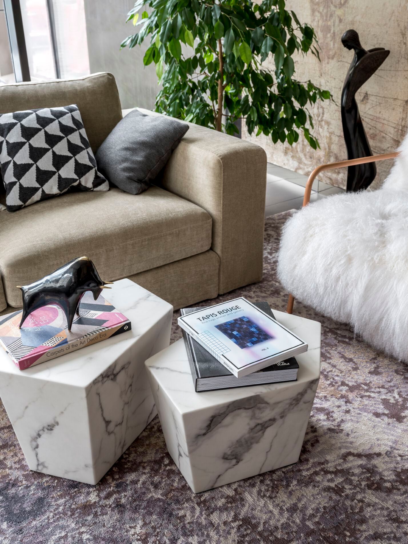 Прямоугольный ковер ручной работы Tapis Rouge Гималаи ARCH-00111185 - Вид №3