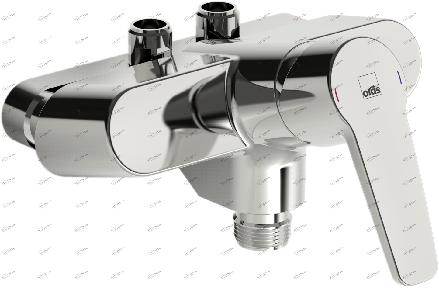 Oras 3990 Смеситель для душа, 40cc 3990 Saga Хром 