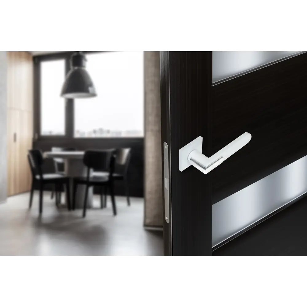 Дверные ручки Edson EDS-178B-Q2 белые для межкомнатных дверей 85170512 STLM-0059408 - Вид №9