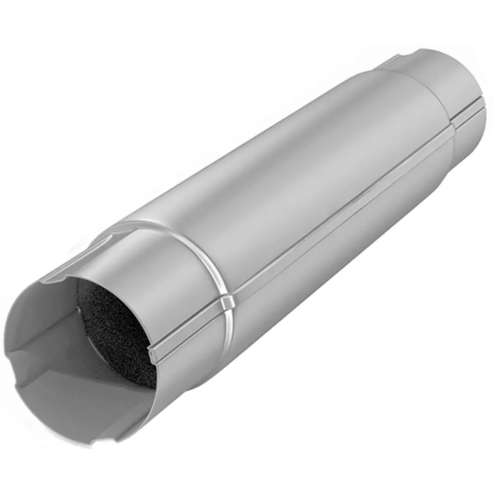 Труба соединительная D90 1000 мм цвет белый ВЕГА STLM-2123789