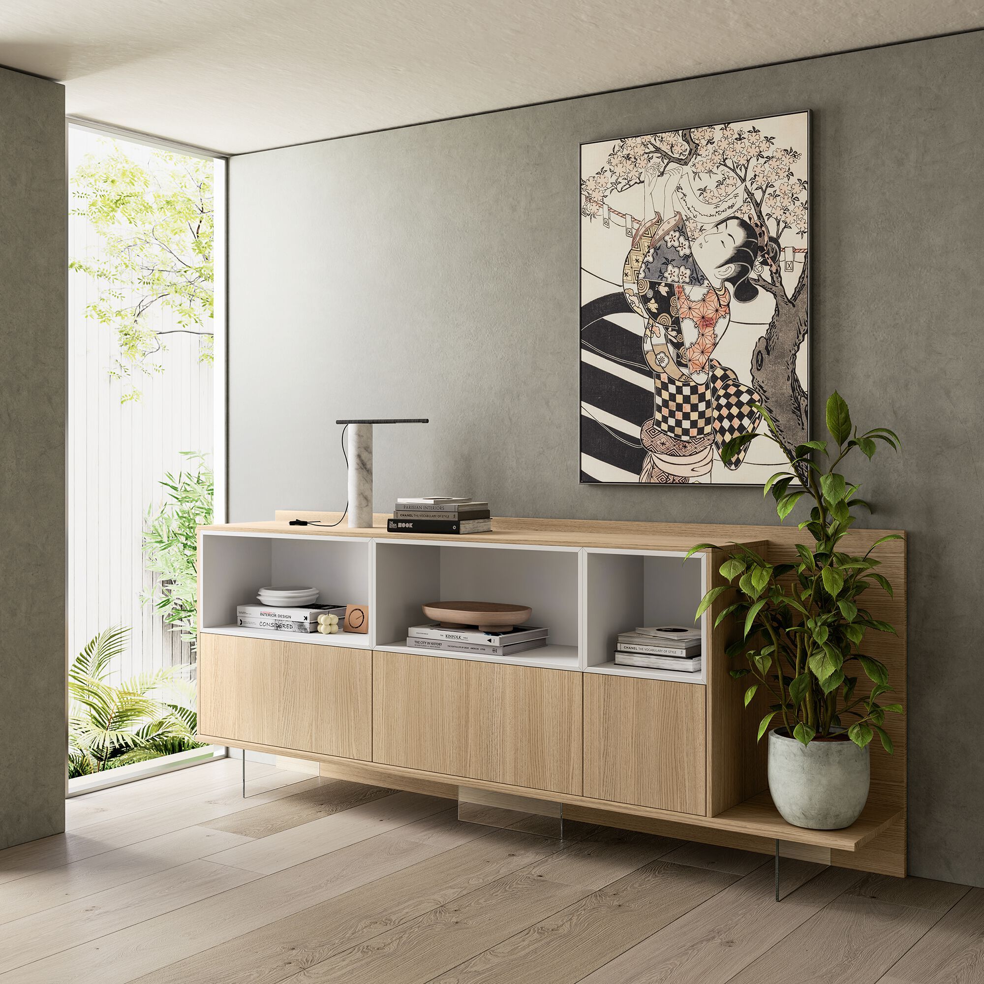 Деревянный шкаф с дверями About Office йога ARCH-00148192 - Вид №4