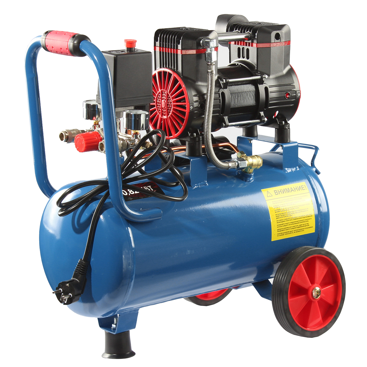 Компрессор поршневой безмасляный Concorde CD-OC130/24 9175538 STDN-0032842 - Вид №4