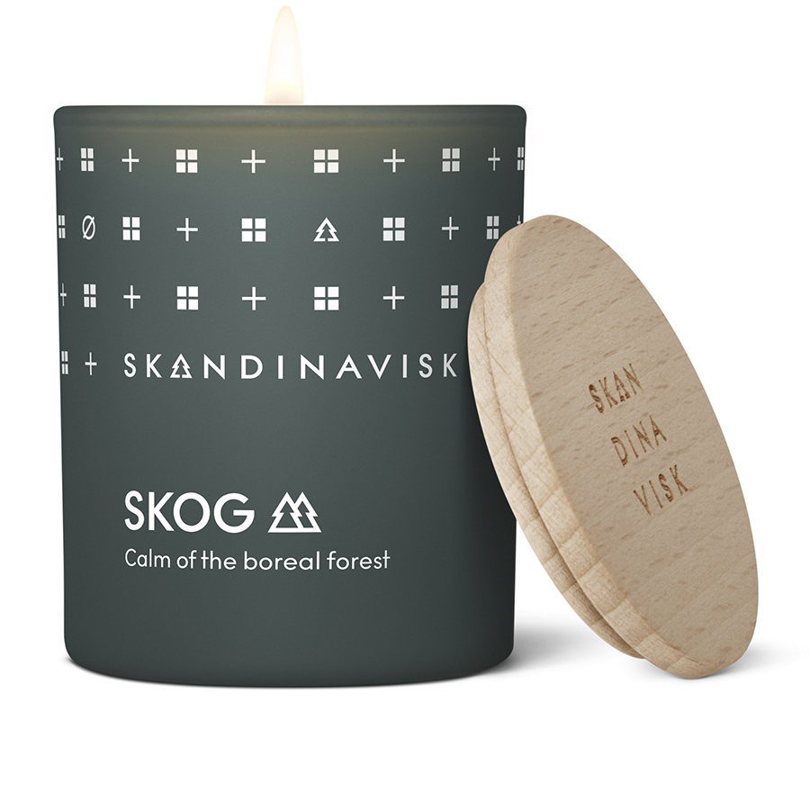 SK20203 Свеча ароматическая skog с крышкой, 65 г (новая) S K A N D I N A V I S K  - Вид №5