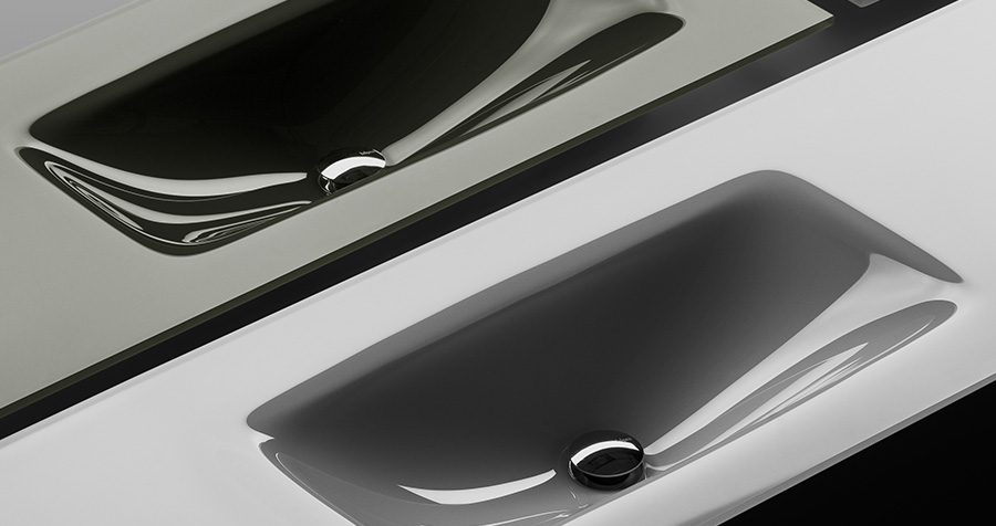 Glass tops with built-in basins Мебель для ванной Falper  - Вид №2