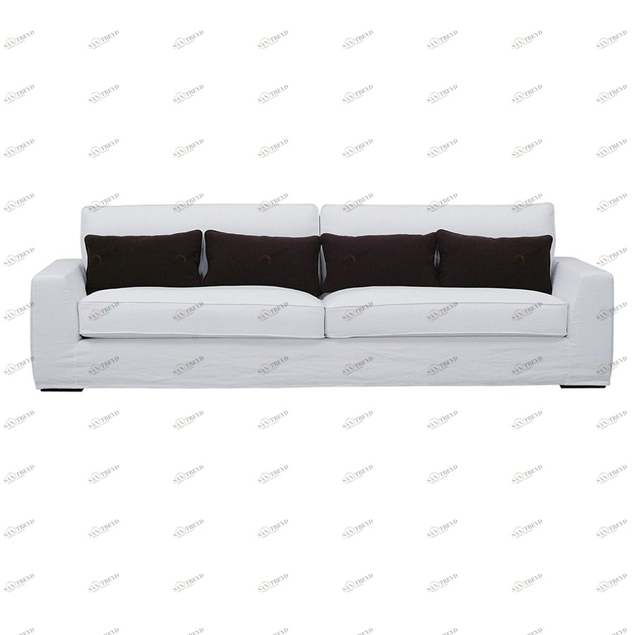 Диван New York, четырехместный, белый Sits S1476