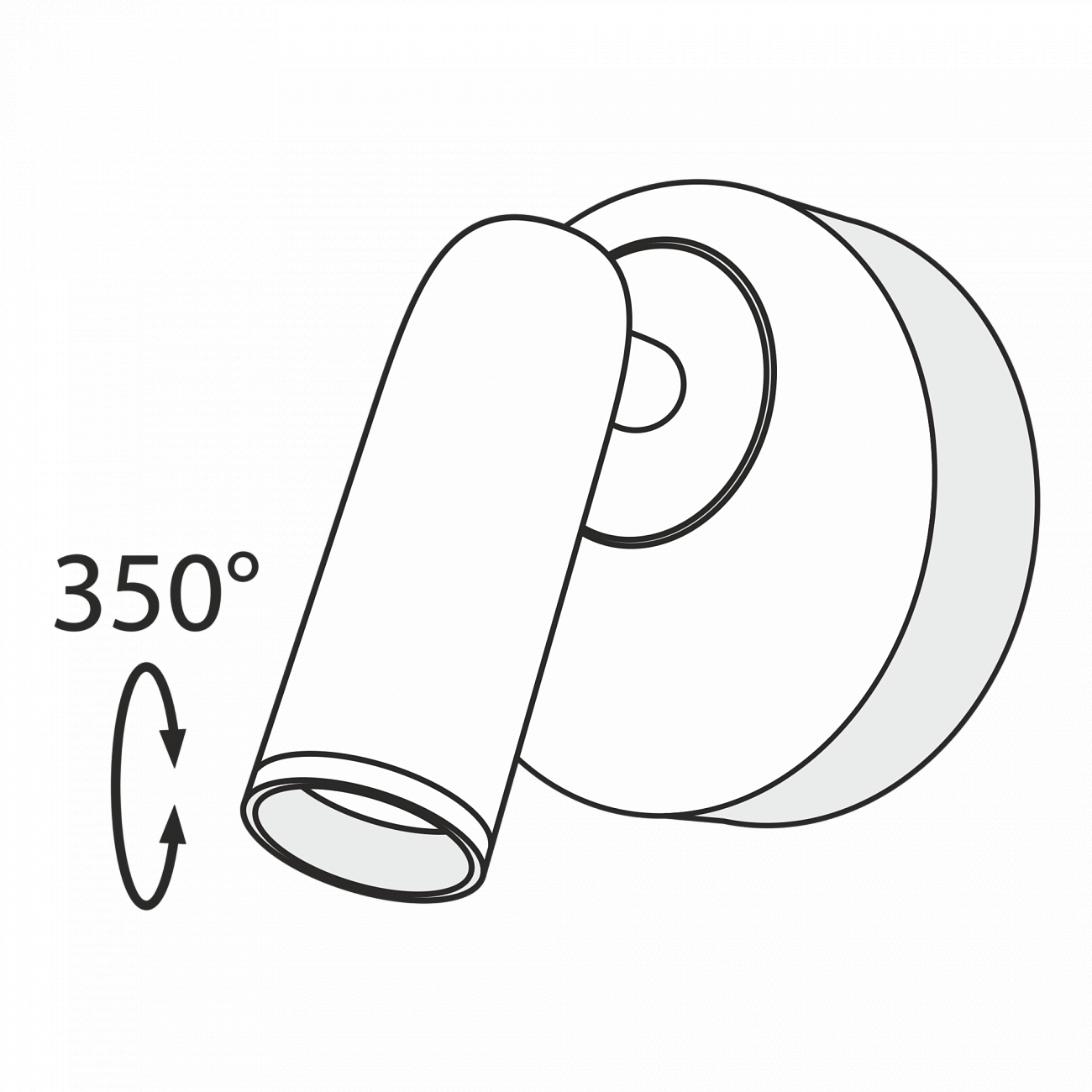 Бра настенное белое 8,5 см Mirax C038WL-L3W3K TECHNICAL CEILING & WALL 00-3957388 Белый  - Вид №2