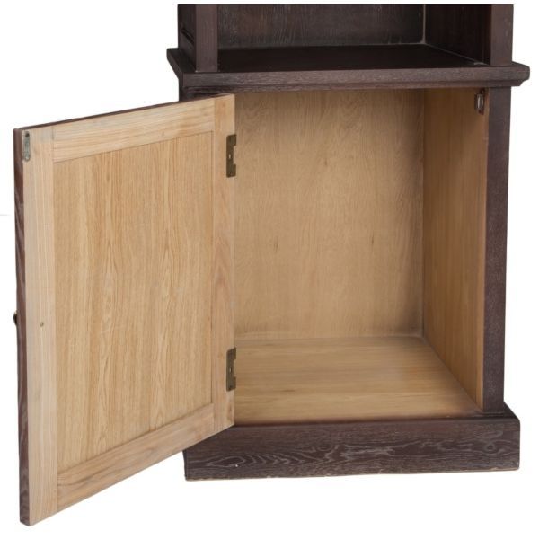 Шкаф книжный узкий коричневый PUSHA MH INTERIORS 062942 Коричневый  - Вид №4