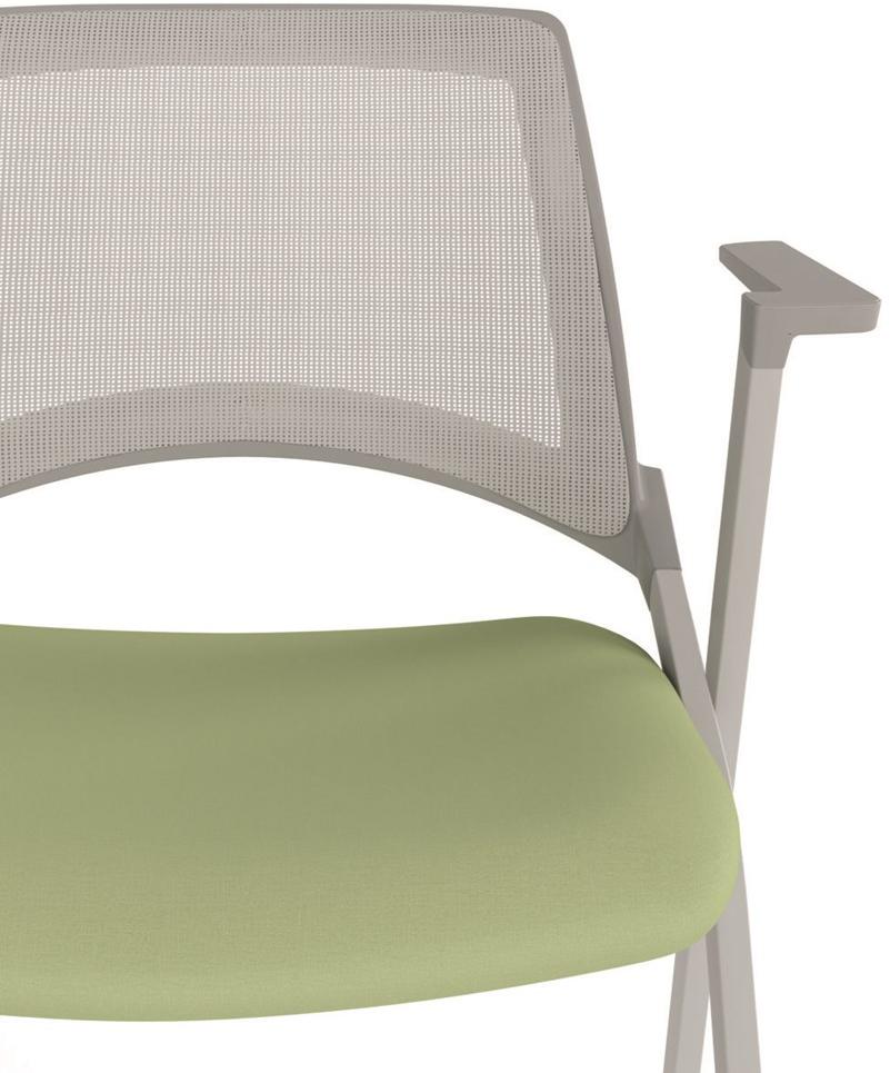 IBEBI Стул штабелируемый с подлокотниками для залов ожидания Oplà sun-id-1392982 - Вид №2