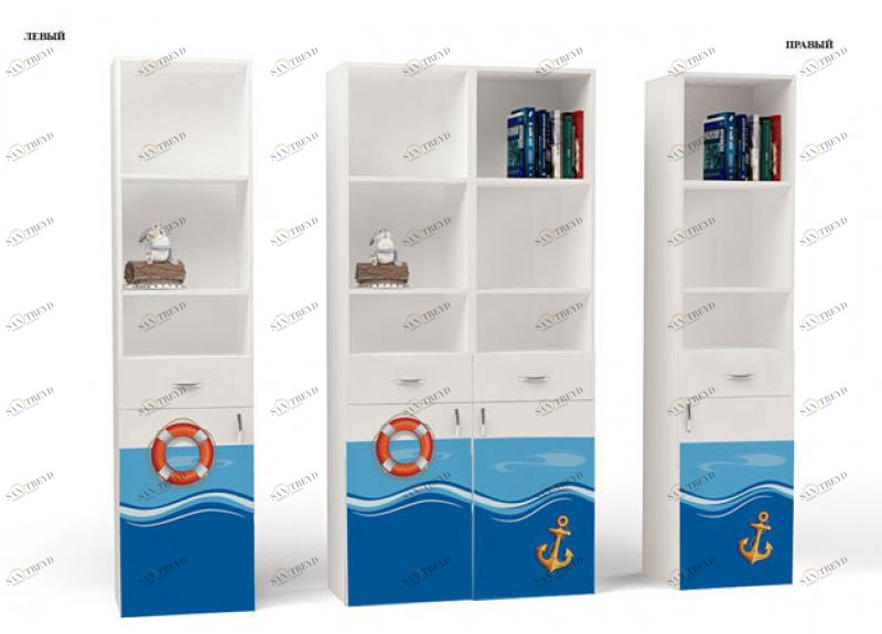 Стеллаж узкий ABC-KING Ocean правый 4631147957603