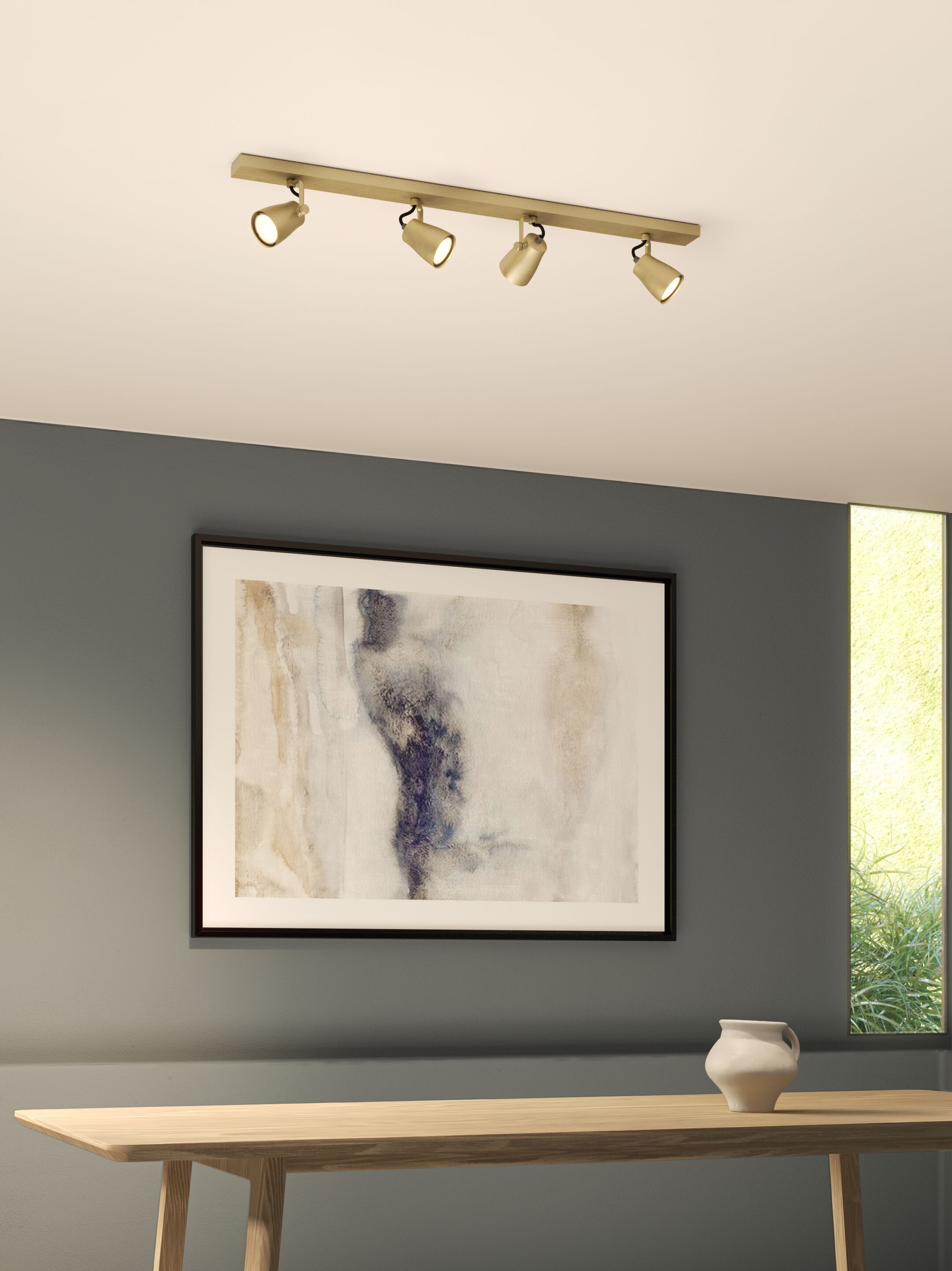 Несколько регулируемых потолочных алюминиевых прожекторов Astro Lighting JUNO FOUR BAR ARCH-00007552 - Вид №3