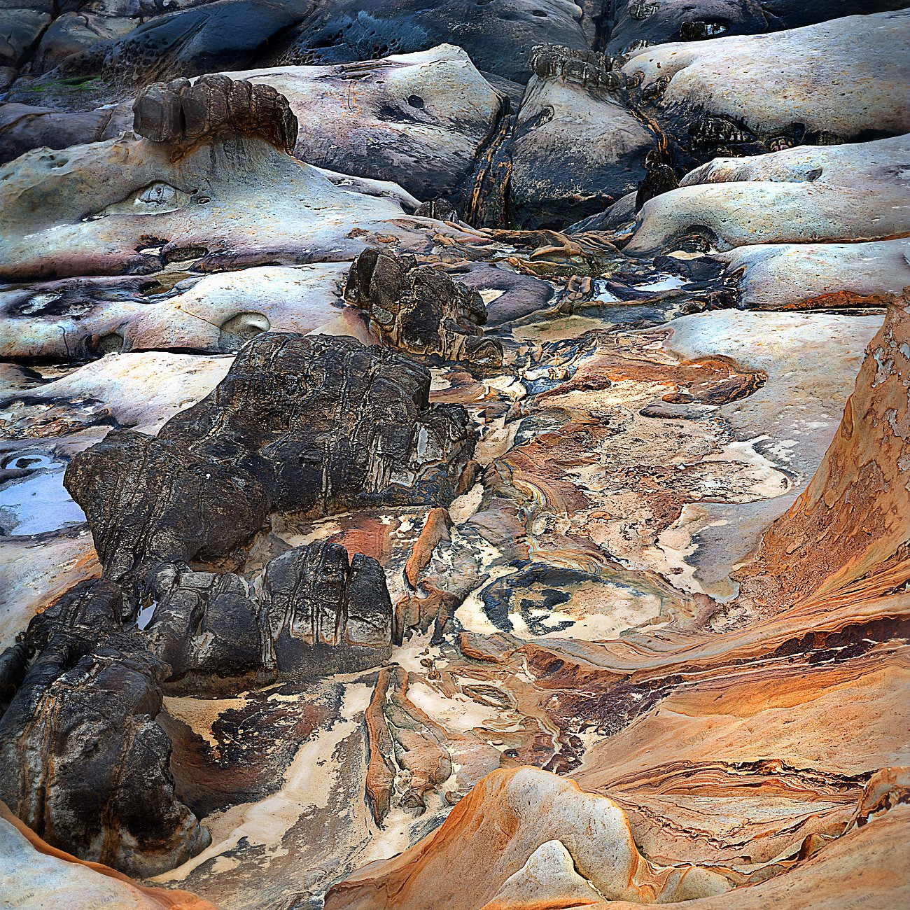 Фотокартина 30х30 см "Акварель" PANKOVSKY STUDIO ПЛАСТИФИКАЦИЯ 015925 Коричневый;серый;черный 