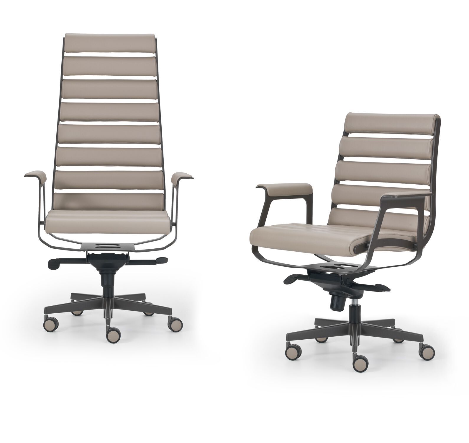 Кожаное вращающееся офисное кресло с высокой спинкой i 4 Mariani ARCH-00027753 - Вид №1