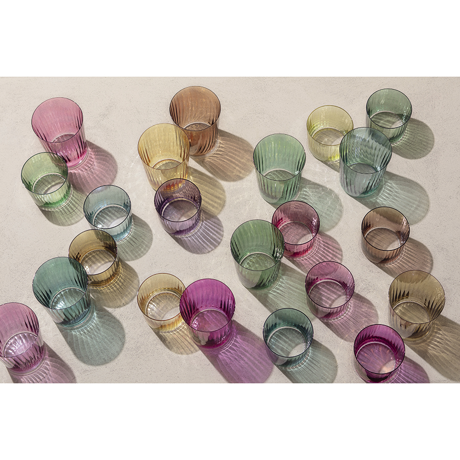 G060-18-150 Набор из 4 тумблеров gems 560 мл изумрудный LSA International  - Вид №4