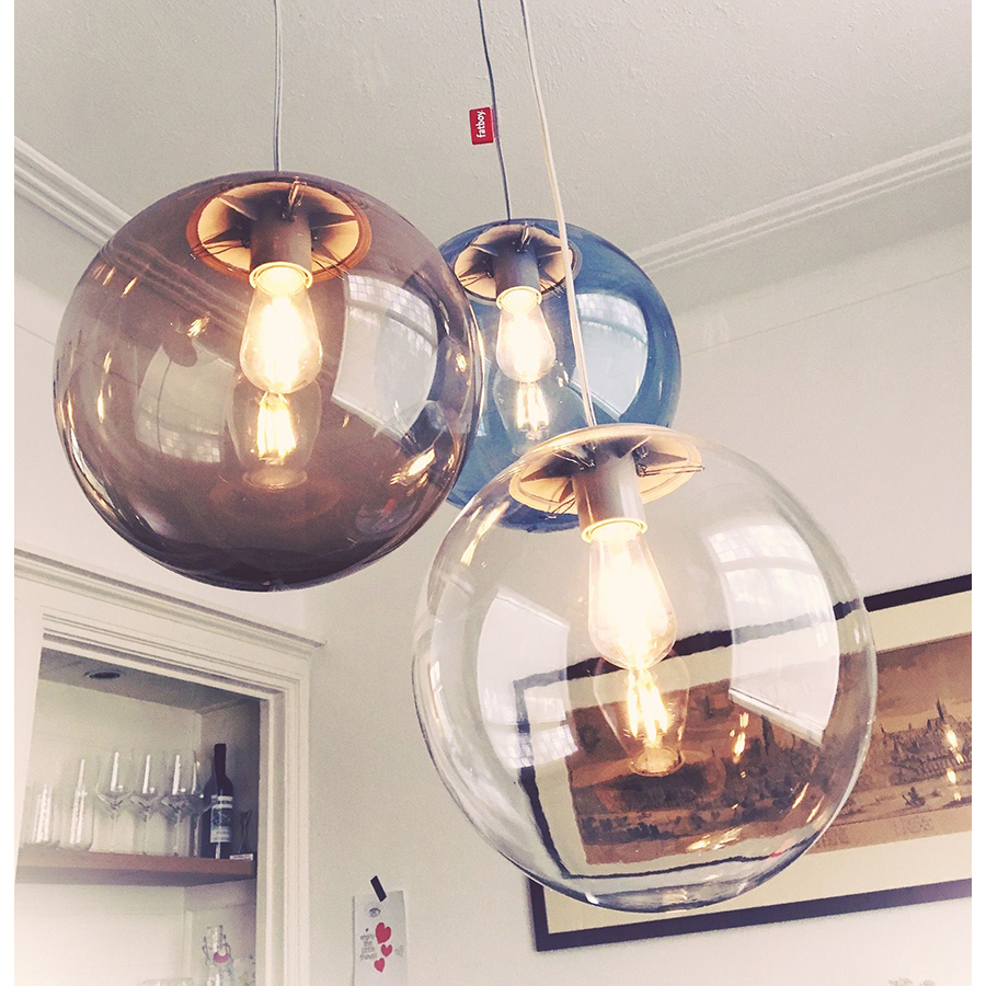 Лампа подвесная Spheremaker, 1 плафон, голубая Fatboy 100307 - Вид №4