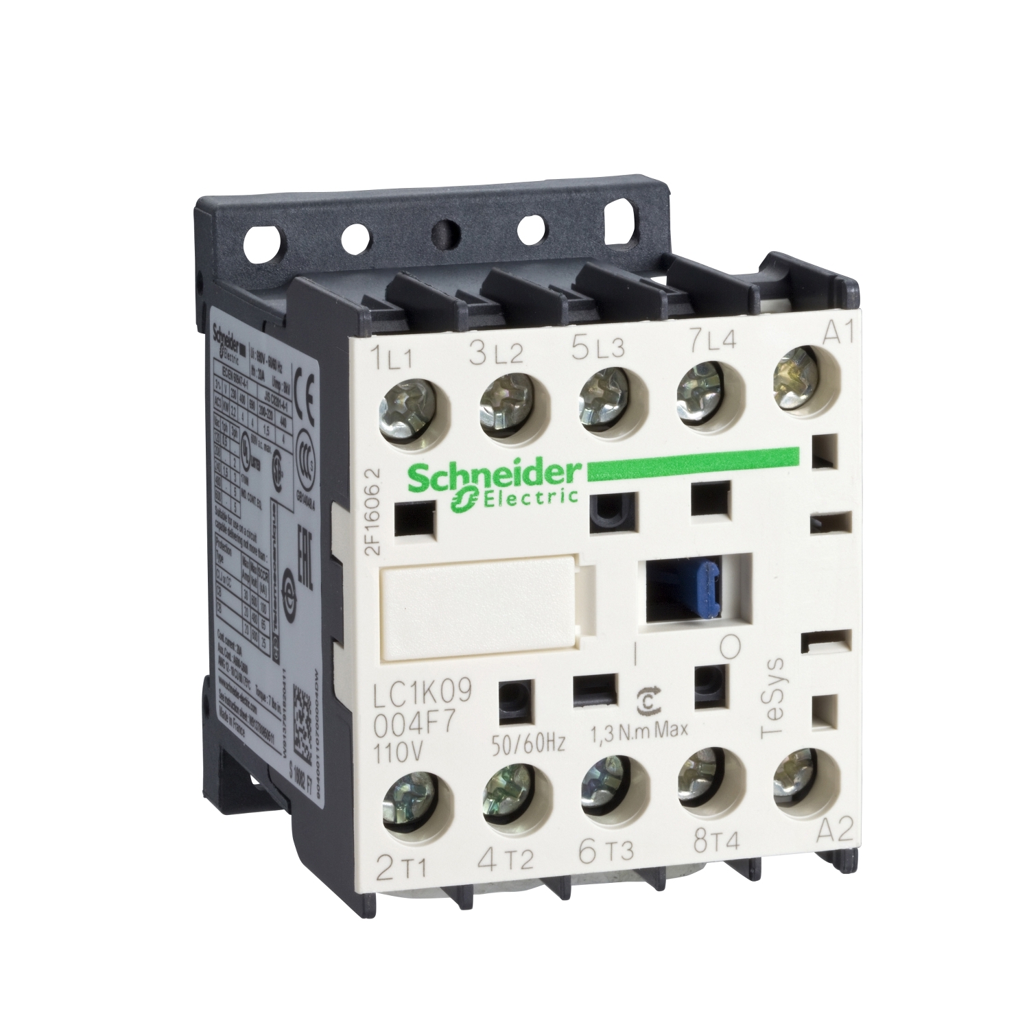 LC1K09004U7 Контактор LC1K 4P 25А 400/240В AC 4кВт Schneider Electric TeSys 