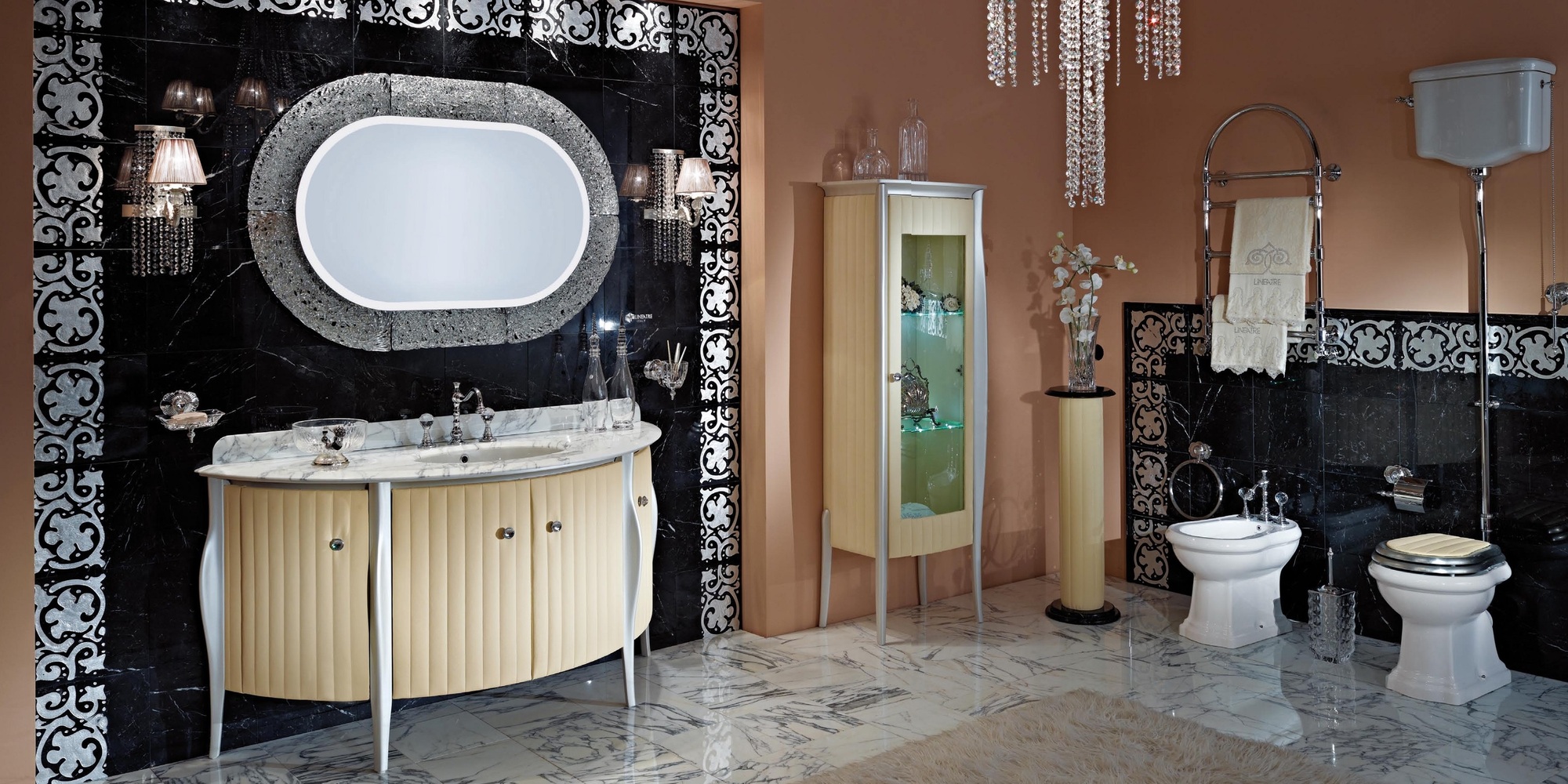 Полотенцесушитель электрический 90425 LINEATRE Scalda asciugaman - Вид №1