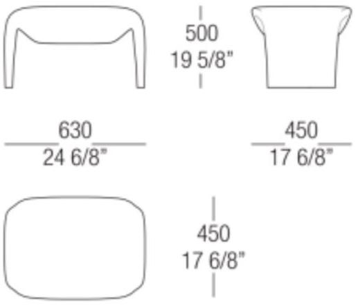 MisuraEmme Подставка для ног из ткани Atelier sun-id-1351313 - Вид №2