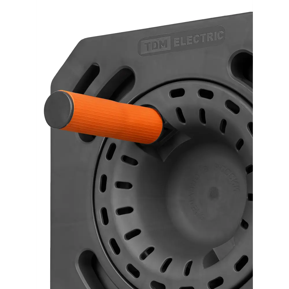 Удлинитель на катушке TDM Electric Люкс 4 розетки с заземлением ПВС 3x1.5 мм 30 м STLM-2027711 - Вид №6