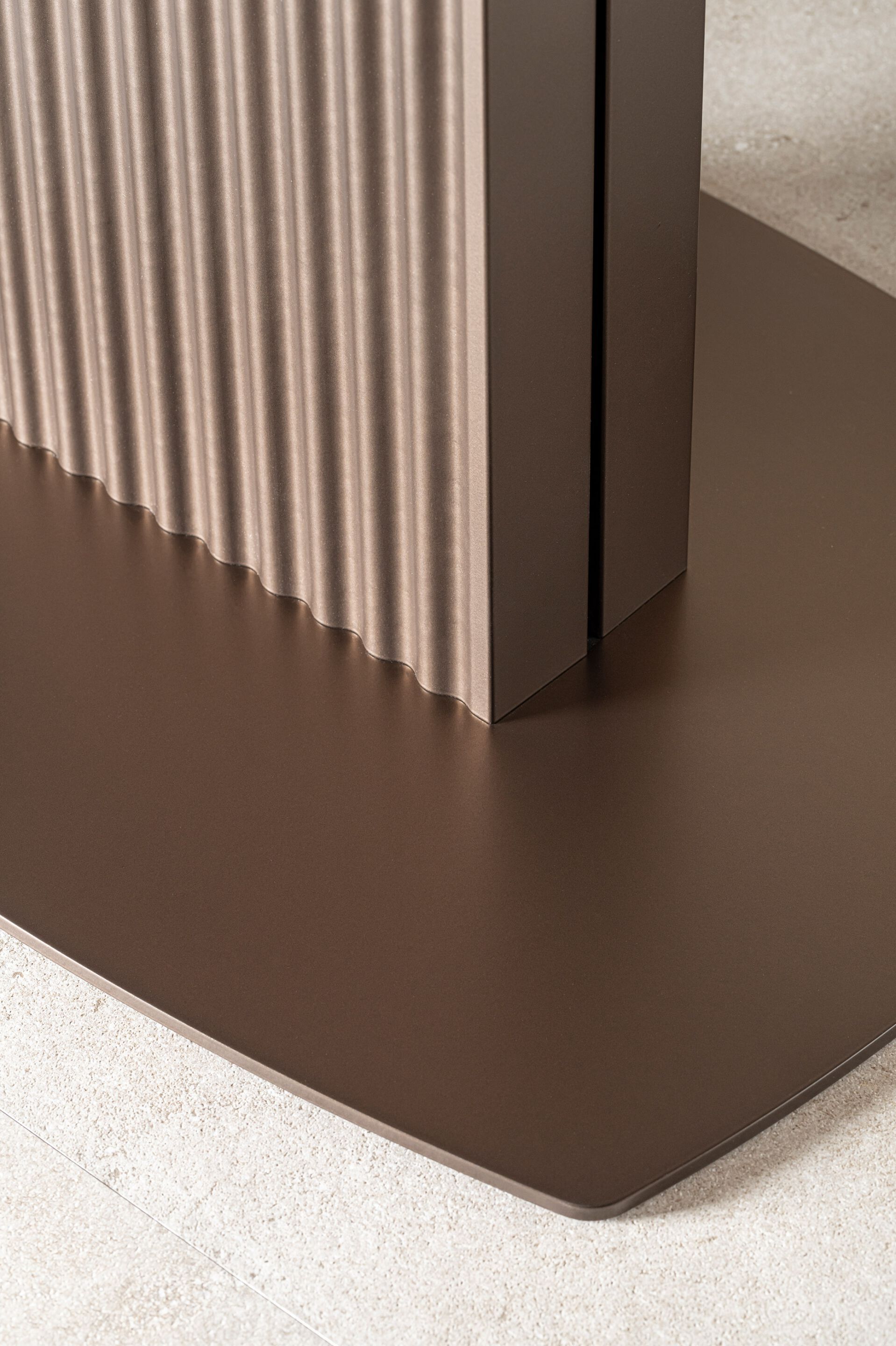 Металлический обеденный стол с керамической столешницей RIFLESSI Onda ARCH-00150859 - Вид №5