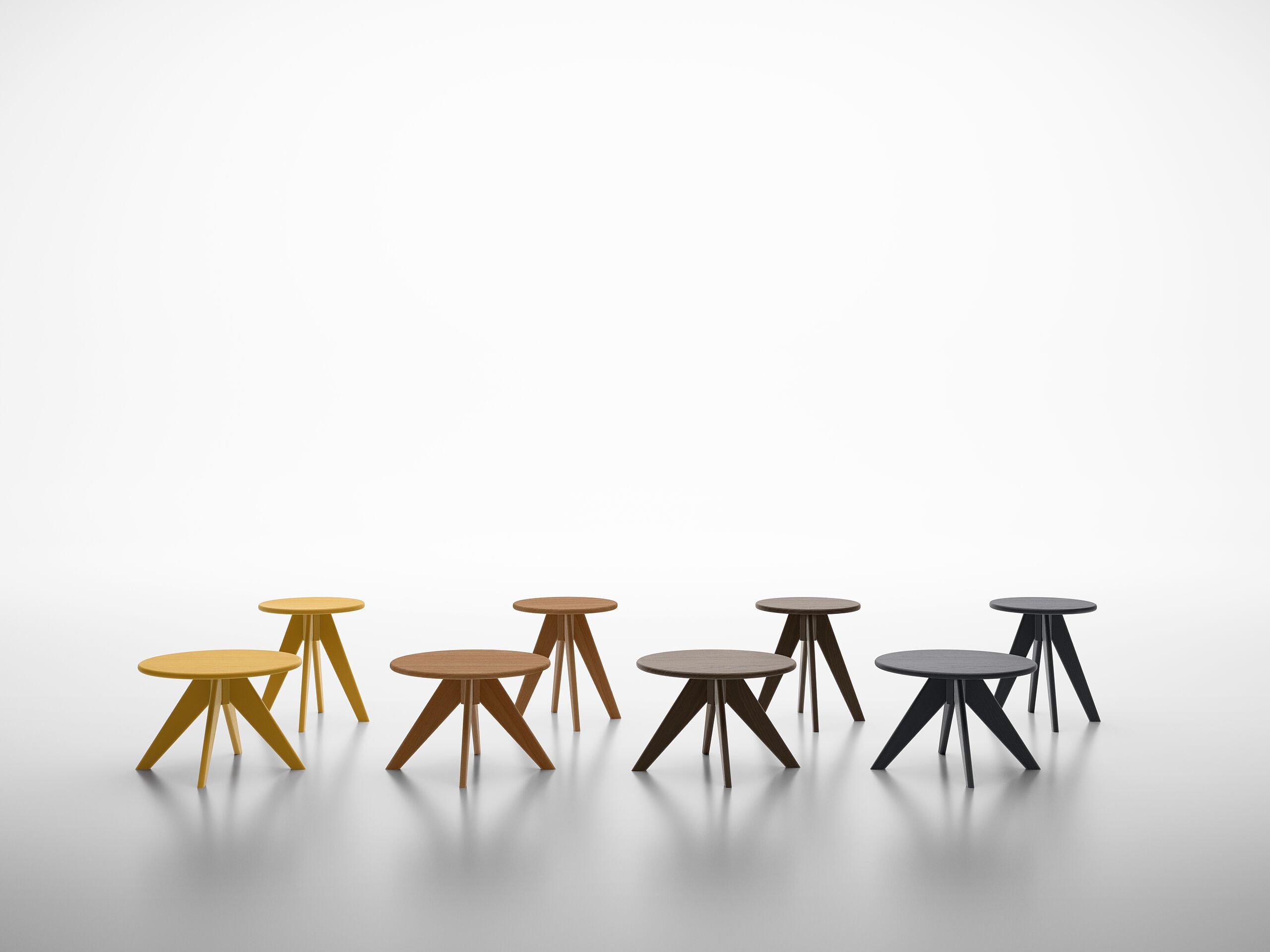 Высокий журнальный столик из ясеня SIPA Nasty ARCH-00061352 - Вид №3