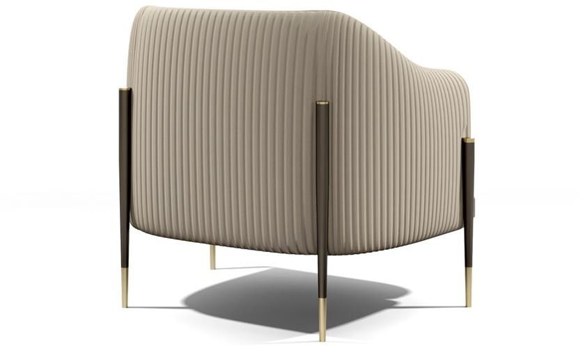 Capital Collection Кресло с обивкой из ткани с подлокотниками Oxford sun-id-1406152 - Вид №2