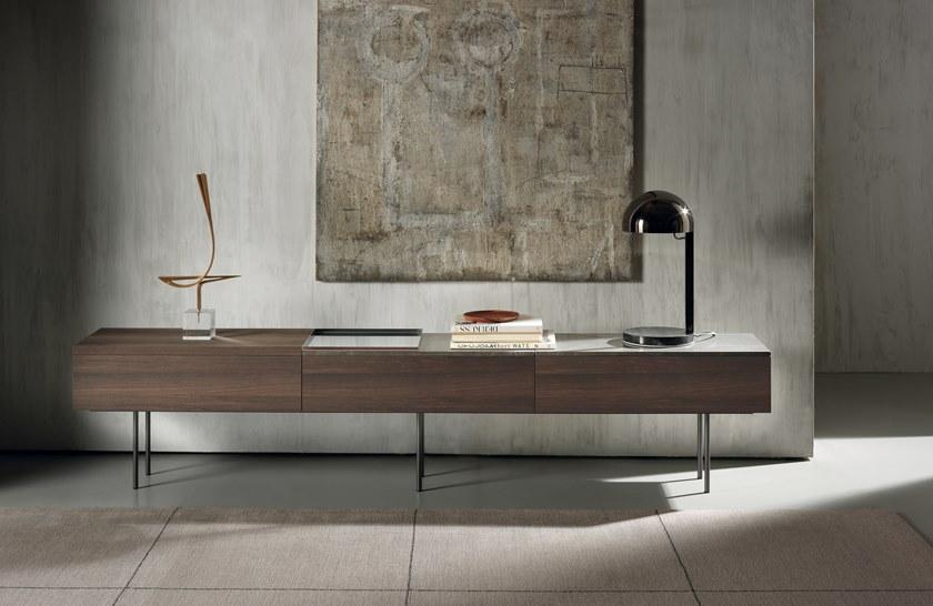 ACERBIS Низкая консоль из дерева и мрамора Moodboard sun-id-1383678 - Вид №2