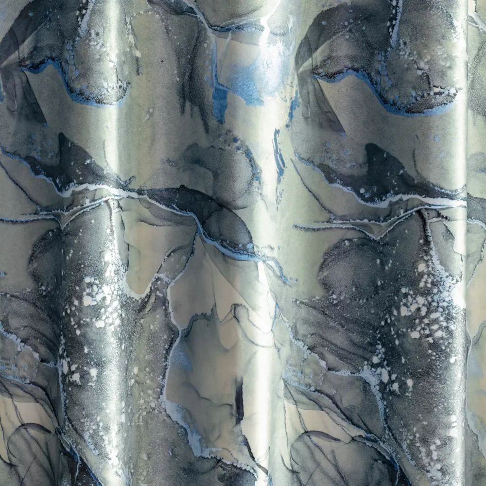 Штора на ленте Монца 200x280 см цвет синий GARDEN STLM-2112160 - Вид №1