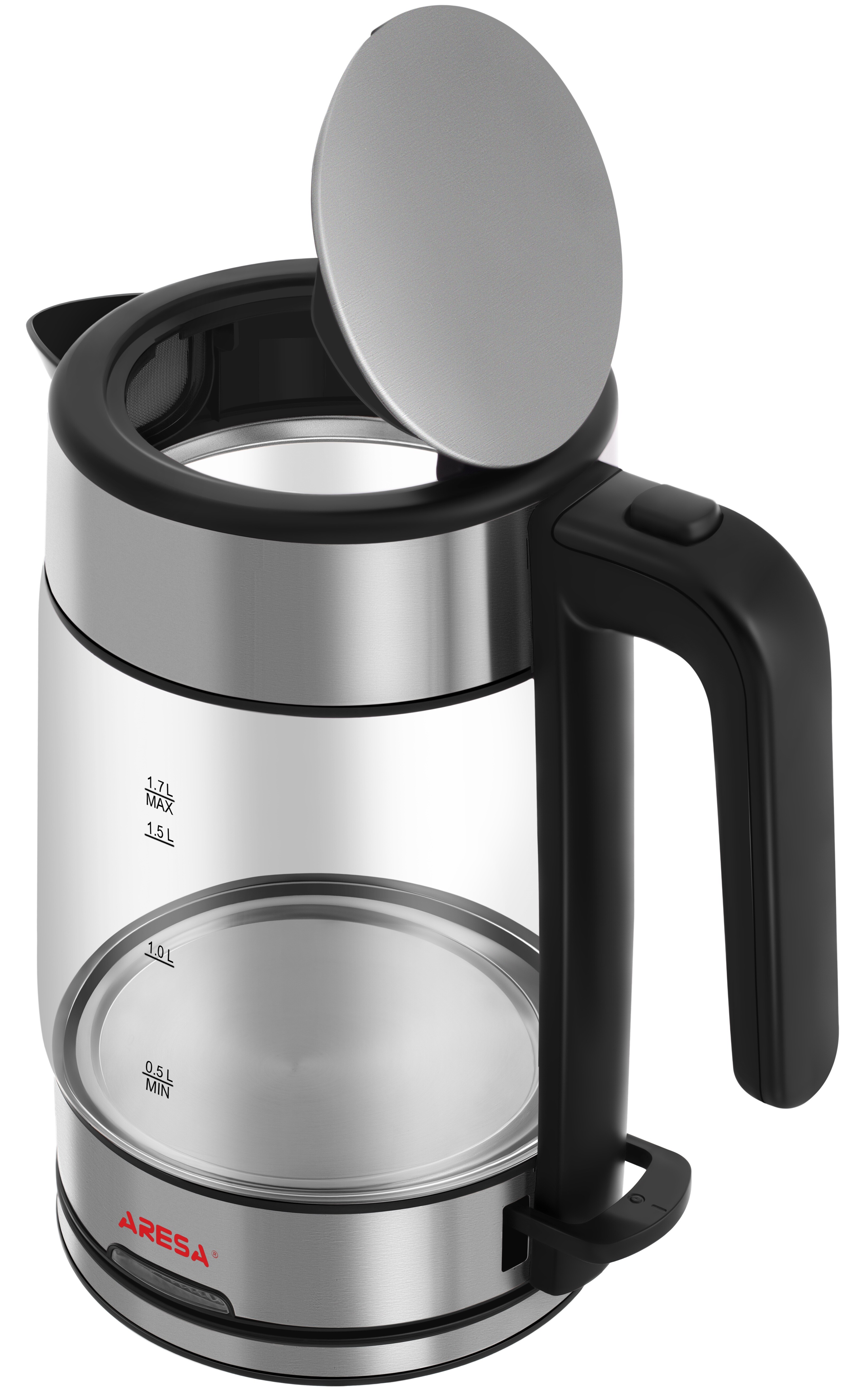 8192319 Электрочайник Aresa AR-3459 серебристый STDN-0085983 - Вид №2