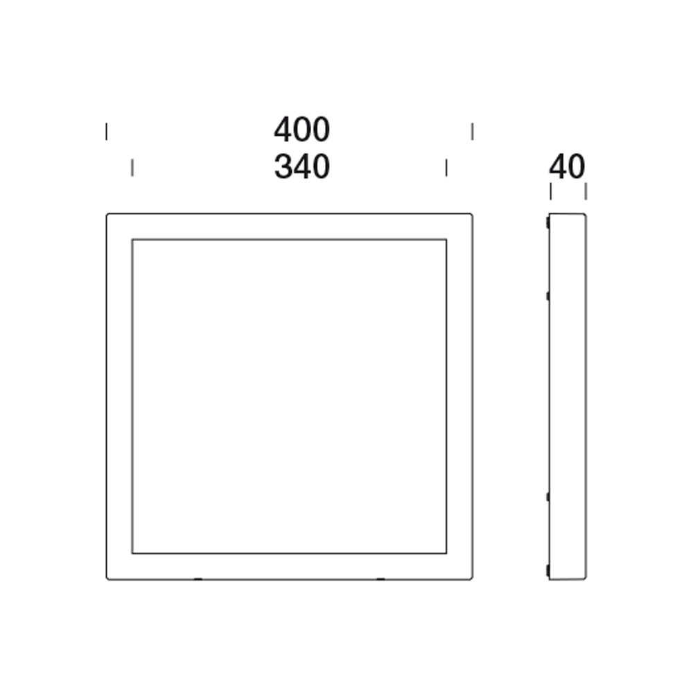 5040216 Потолочный светильник Platek PIX  PIX 40 - LED 3000K diffuse - Вид №6