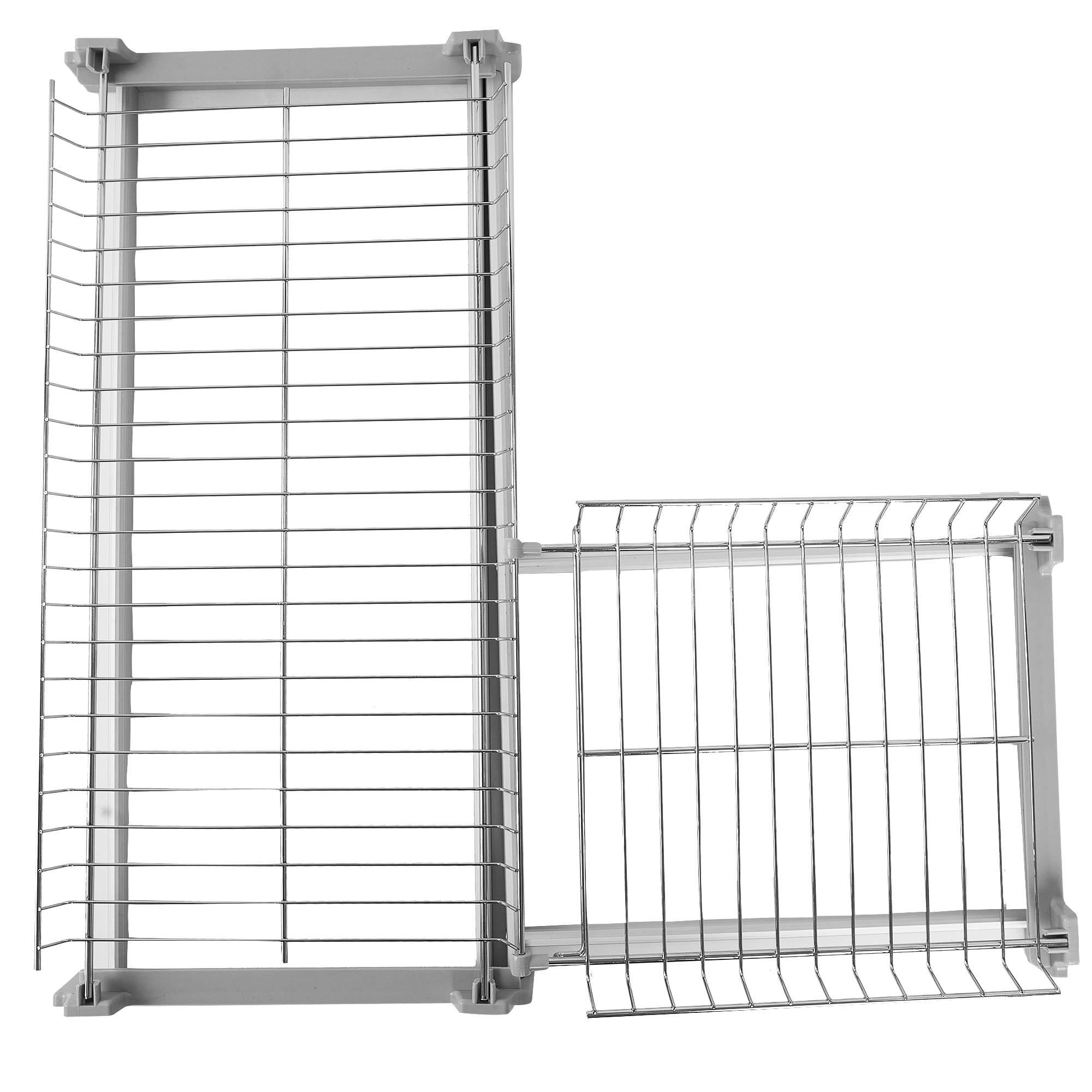 18691479 Двухуровневая сушка для посуды в угловую базу 600х600 мм, сталь Santreyd  - Вид №3