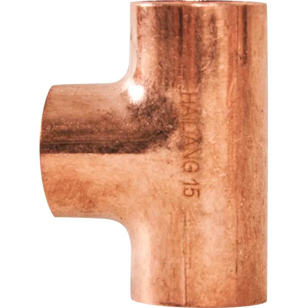 Тройник Hailiang ø15 мм медь 88673401 STLM-2050998  - Вид №1
