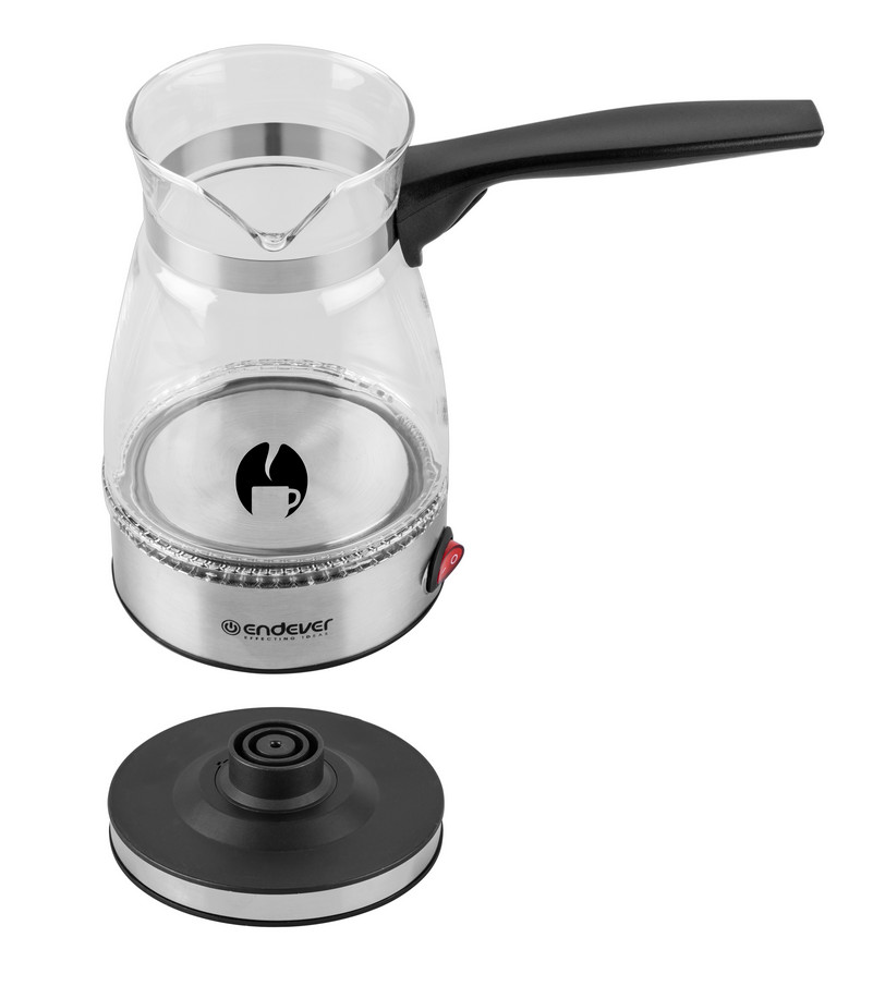 9081207 Электрическая турка Endever COSTA-1015 серебристый STDN-0053353 - Вид №2