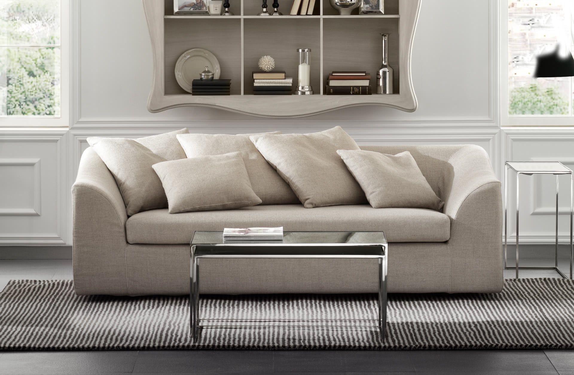 Железный прямоугольный штабелируемый журнальный столик Cantori Нарцисс ARCH-00126124 - Вид №1