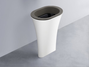 AMLA65-FN+AMPILO-N+AMCOLO-BL Раковина Amedeo Ovale отдельностоящая cielo Enjoy + Amedeo