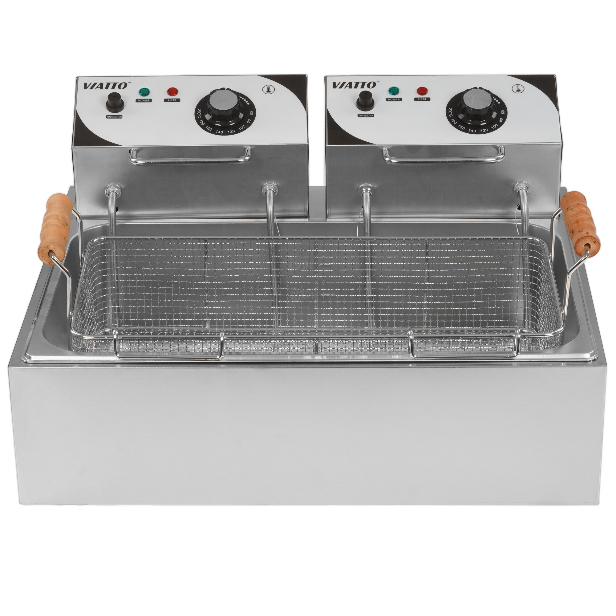 9126324 Фритюрница Viatto VA-MF25 серебристый STDN-0082777 - Вид №1