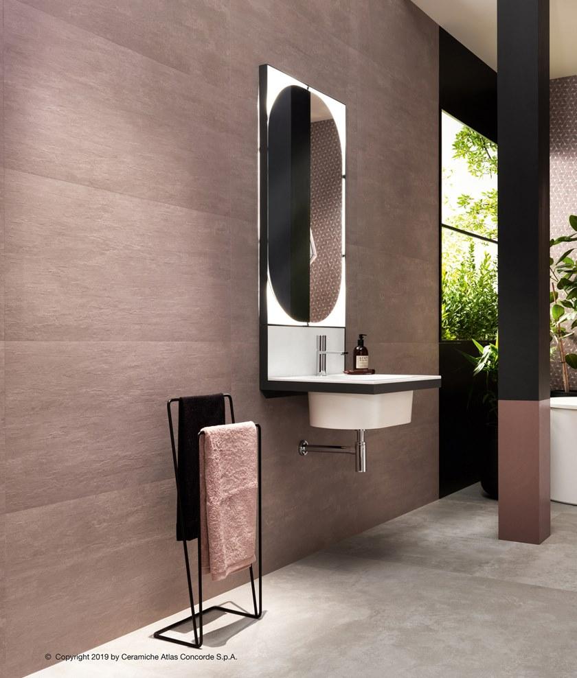 Atlas Concorde Белая плитка для стен с эффектом бетона Raw sun-id-1483334 - Вид №11