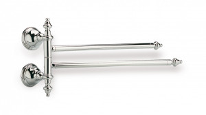 EL16(08) Stil Haus Elite, полотенцедержатель двойной поворотный, цвет хром