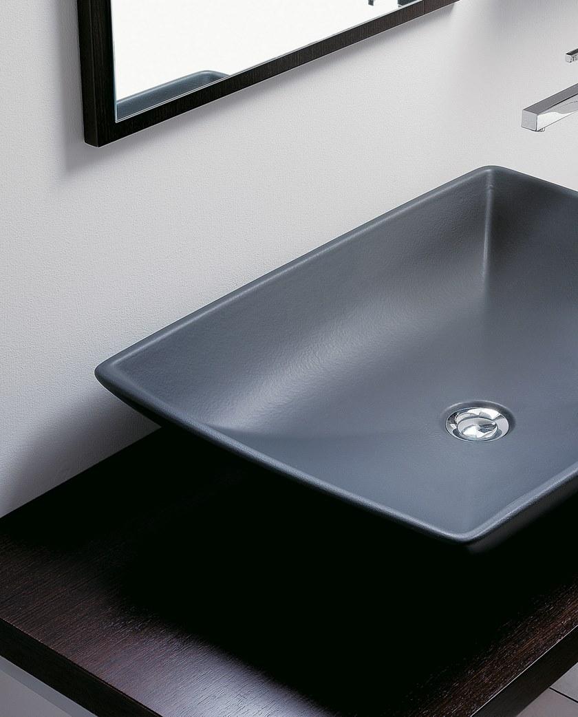 8046 Накладная раковина на столешницу  овальная Scarabeo Ceramiche Thin-Line - Вид №1