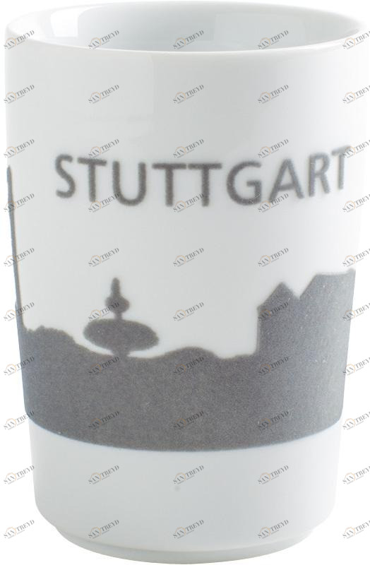 394605A26508C Пять чувств макси-чашки 0,35 л сенсорный! горизонт Штуттгарт серый Kahla-porzellan 