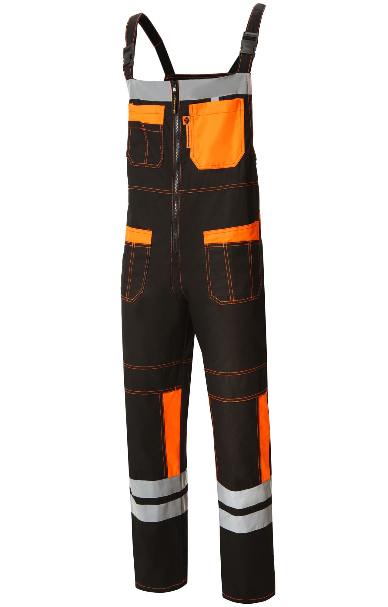 61843 Костюм "Профессионал-2" с СВП черно-оранжевый  Летняя спецодежда  размер 52-54/170-176  - Вид №4