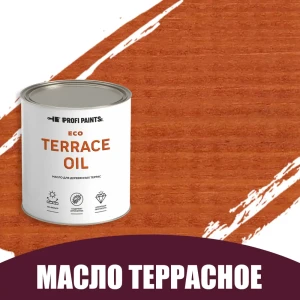 91314473 Масло для дерева износостойкое Profipaints Eco Terrace Oil 0.9 л Рябина STLM-0859216