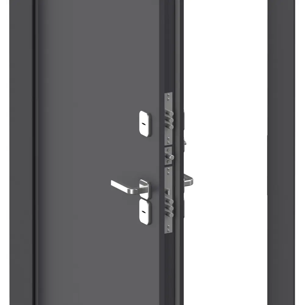 Дверь входная металлическая Термо 88x205 см левая дуб белый DOORHAN STLM-2006318 - Вид №1