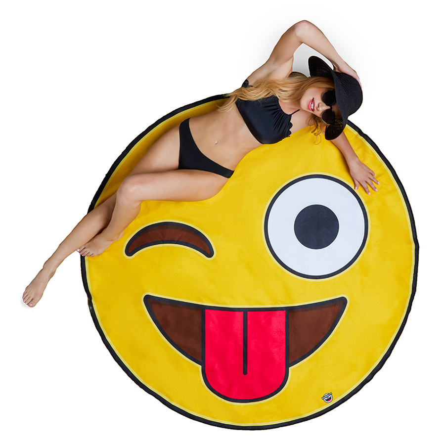 BMBTEM Покрывало пляжное , emoji BigMouth  - Вид №1